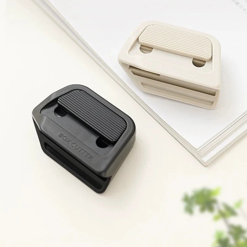 Box Cutter Pro Automatic Retractable Portable Anti-Stick Safety Knife for Opening Packages