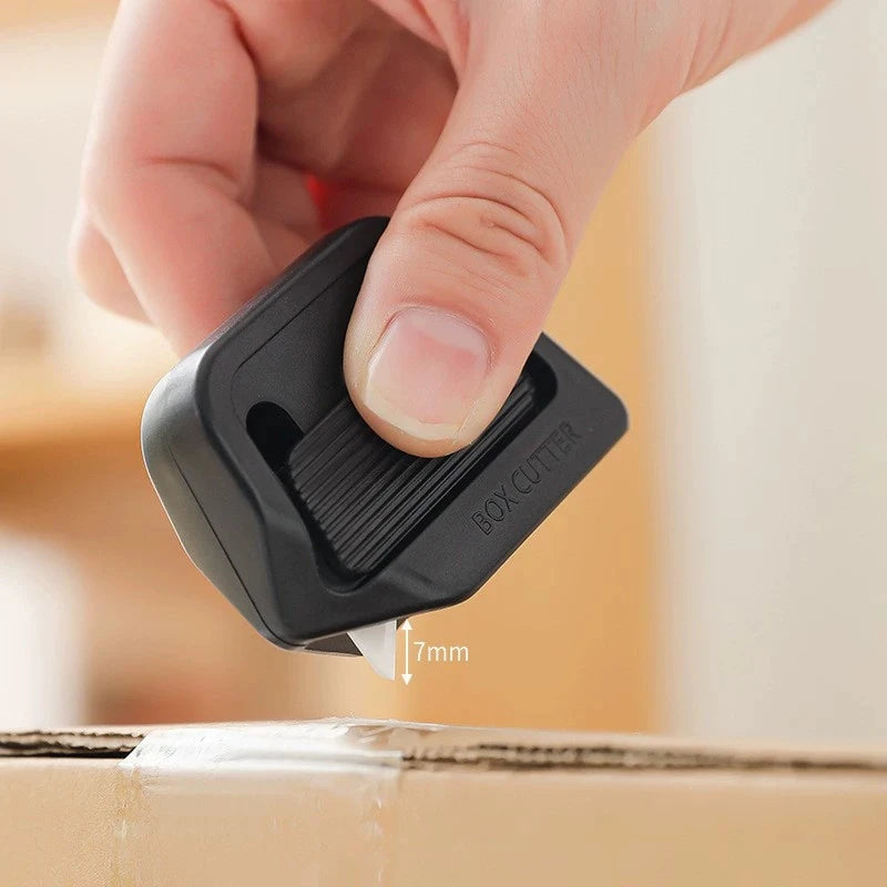 Box Cutter Pro Automatic Retractable Portable Anti-Stick Safety Knife for Opening Packages