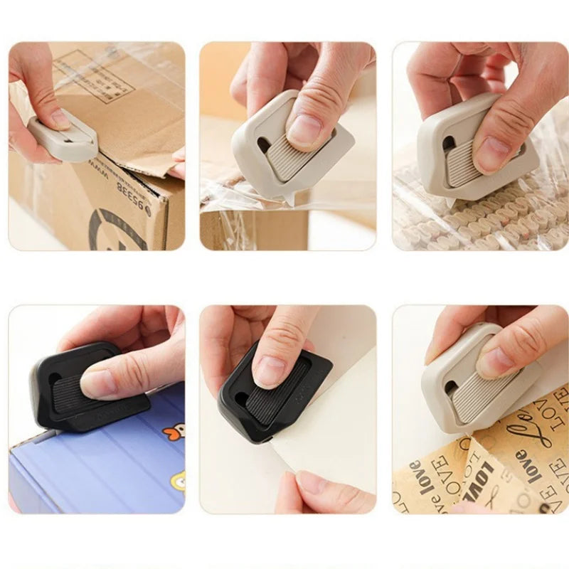 Box Cutter Pro Automatic Retractable Portable Anti-Stick Safety Knife for Opening Packages